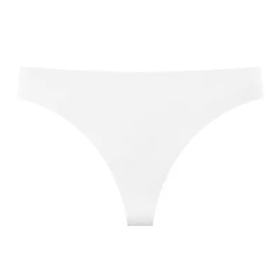 Women Sexy Leopard Seamless Ice Silk Low Waist Breathable Thong Panties