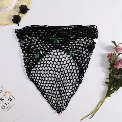 Women Fashion Sexy Solid Color Hollow Bikini Swimsuit Cover-Ups