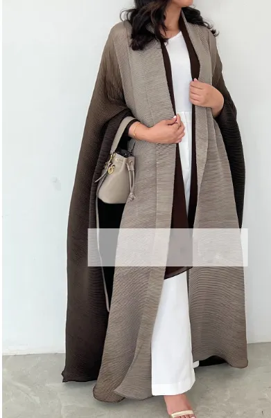 Women Fashion Casual Gradient Long-Sleeve Loose Fit Coat