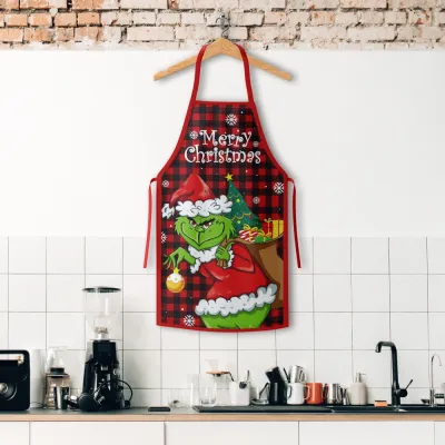 Fashion Creative Christmas Kitchen Apron Christmas Party Supplies
