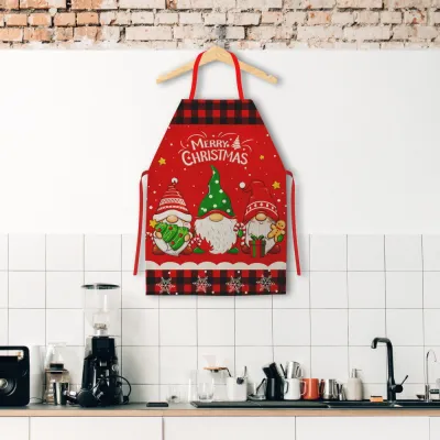 Fashion Creative Christmas Kitchen Apron Christmas Party Supplies