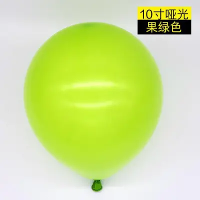 10 Inch 1.5 Grams Thick Matte Balloon 100pcs/pack
