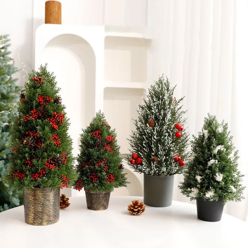 Fashion Christmas Tree Ornaments Desktop Decor