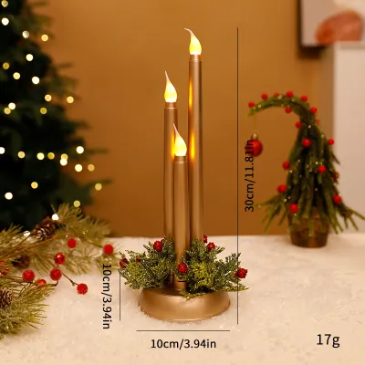 Fashion Christmas LED Electronic Candle Simulation Props