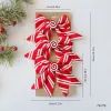 Red And White Twill 10Cm-3pcs