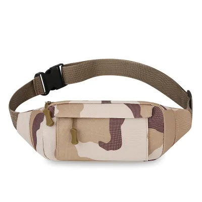 Men Fashion Camouflage Nylon Chest Bag 30x3x10cm