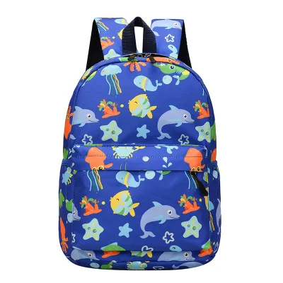 Kids Fashion Casual Cartoon 3D Printed Backpack with Air Cushion Strap