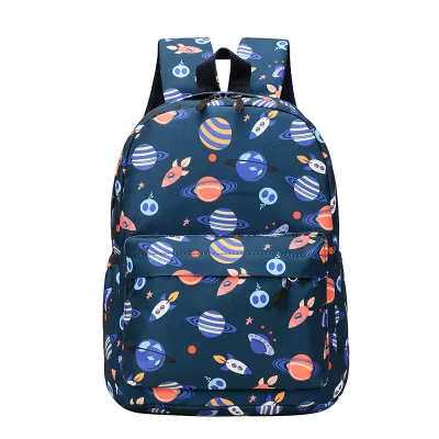 Kids Fashion Casual Cartoon 3D Printed Backpack with Air Cushion Strap