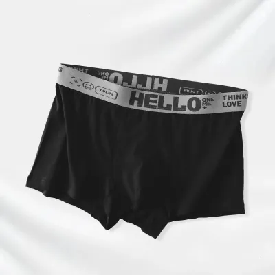 Men's Fashion Casual Solid Color Pure Cotton Breathable Underwear