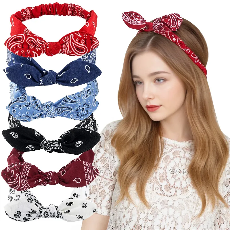 Bohemian Plaid Cloth Constellation Women's Hair Band