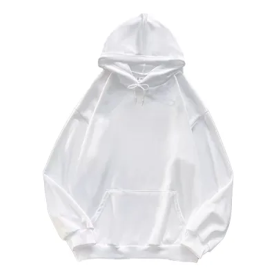 Men Casual Spring Fall Solid Color Long-Sleeve Loose Hoodies