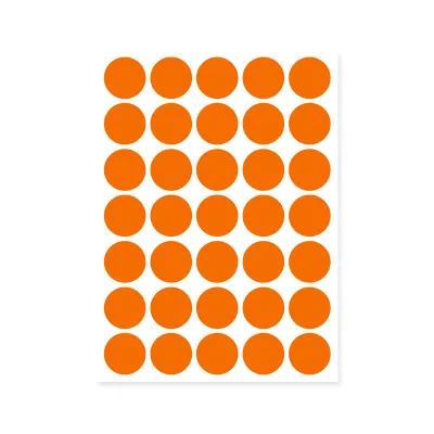 Fashion Simple Multicolour Dot Sticker Paper