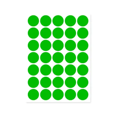 Fashion Simple Multicolour Dot Sticker Paper