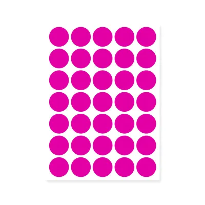 Fashion Simple Multicolour Dot Sticker Paper