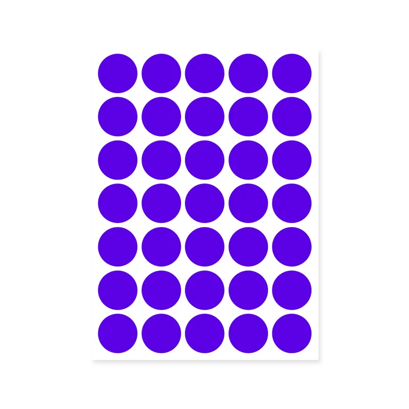 Fashion Simple Multicolour Dot Sticker Paper