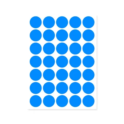 Fashion Simple Multicolour Dot Sticker Paper