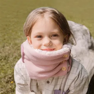 Kids Baby Fashion Cute Winter Warm Lined Velvet Scarf Neutral Unisex