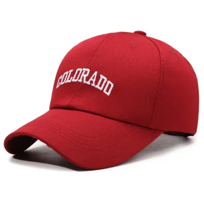 Simple Polyester Cotton Letter Embroidered Baseball Cap Fashion Commuter All-Match Elegant Minimalist