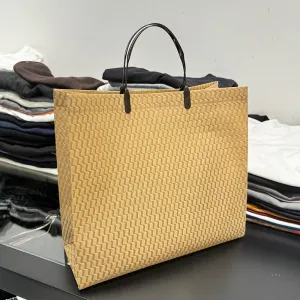 Fashion Solid Color Non-Woven Handbag Shopping Bag