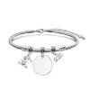 Silver (Snake Bone Bracelet) 25Mm Round 2025 Graduation Cap