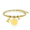 Gold (Snake Bone Bracelet) 25Mm Round 2025 Graduation Cap