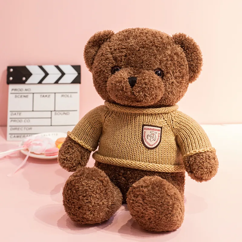 Fashion Cute Plush Teddy Bear Doll Toy with PP Cotton Fill