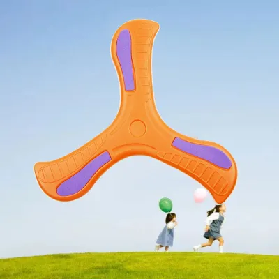 Kids Soft Rubber EVA Three Leaf Boomerang Outdoor Flying Toy