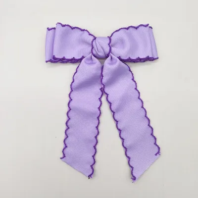 Kids Girls' Fashion Cute Ribbon Hairpin 2pcs-Pack Duckbill Clip