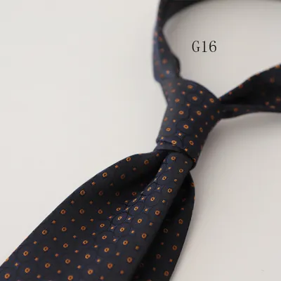 Men's Fashion Retro 8cm Striped Polyester Tie