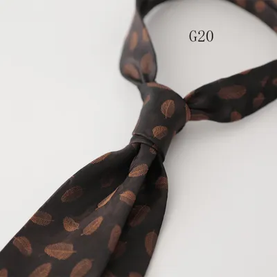Men's Fashion Retro 8cm Striped Polyester Tie