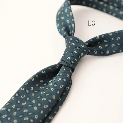 Men's Fashion Retro 8cm Striped Polyester Tie