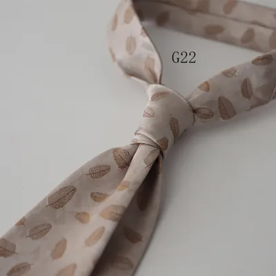 Men's Fashion Retro 8cm Striped Polyester Tie