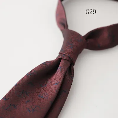 Men's Fashion Retro 8cm Striped Polyester Tie