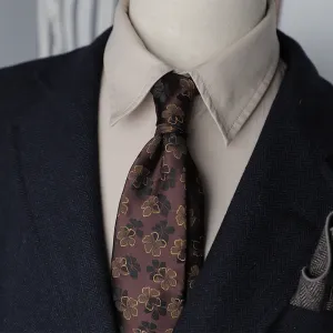 Men's Fashion Retro 8cm Striped Polyester Tie