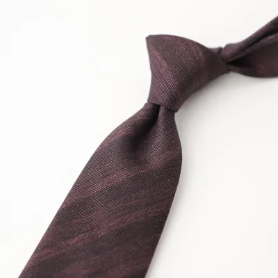 Men Fashion Plaid Stripe Arrow Type Tie