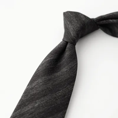 Men Fashion Plaid Stripe Arrow Type Tie