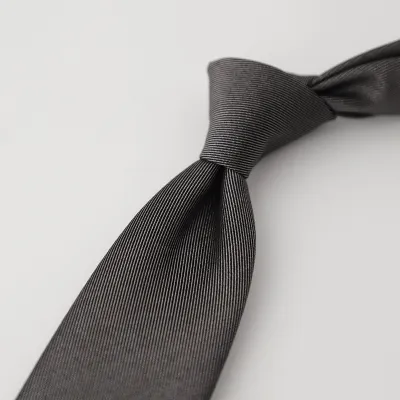 Men Fashion Plaid Stripe Arrow Type Tie