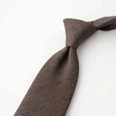 Men Fashion Plaid Stripe Arrow Type Tie