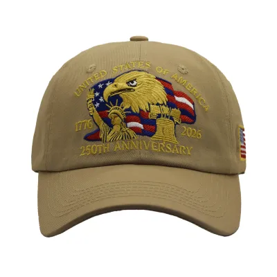 Fashion Casual US 250th Anniversary Embroidery Baseball Cap