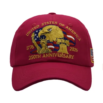 Fashion Casual US 250th Anniversary Embroidery Baseball Cap