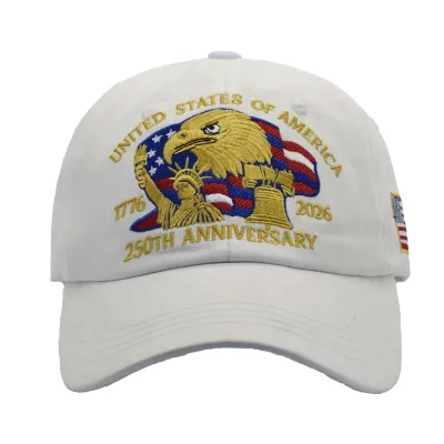 Fashion Casual US 250th Anniversary Embroidery Baseball Cap