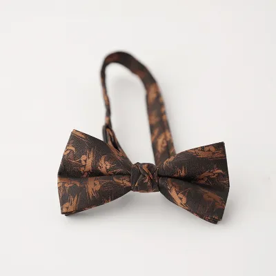 Men's Retro Fashion Printed Jacquard Bow Tie