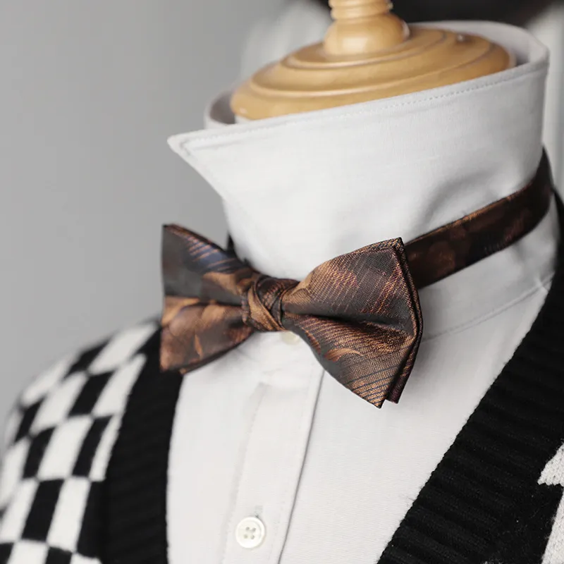 Men's Retro Fashion Printed Jacquard Bow Tie