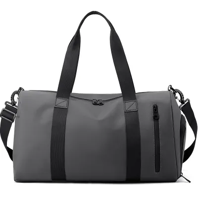Fashion Casual Solid Color Large Capacity Travel Fitness Duffle Bags Unisex
