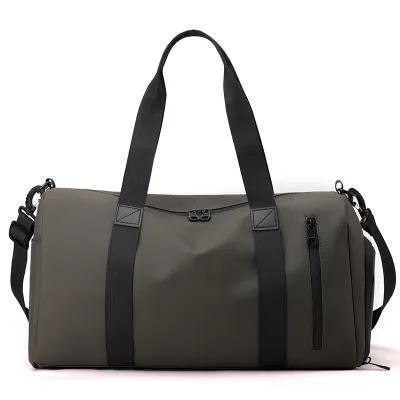 Fashion Casual Solid Color Large Capacity Travel Fitness Duffle Bags Unisex