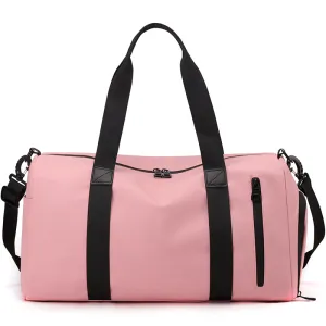 Fashion Casual Solid Color Large Capacity Travel Fitness Duffle Bags Unisex