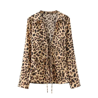 Women's Chenille Lapel Blouse Street Hipster Pullover