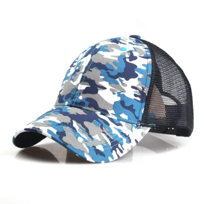 Men Fashion Casual Camouflage Mesh Baseball Cap
