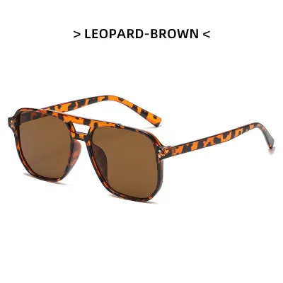 Fashion Simple Double Beam Goggles Sunglasses