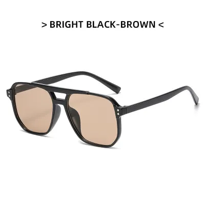 Fashion Simple Double Beam Goggles Sunglasses